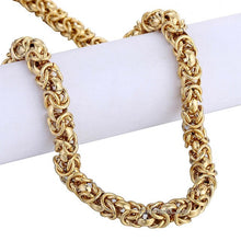 Load image into Gallery viewer, Hip Hop Gold Silver Color Necklace