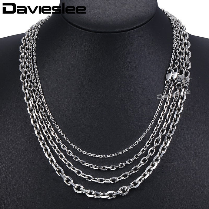 Silver Tone Chain Necklace