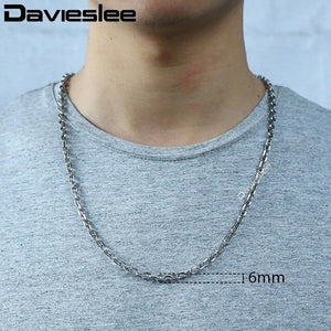 Silver Tone Chain Necklace