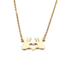 Load image into Gallery viewer, Palm Heart Necklace