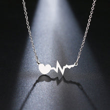 Load image into Gallery viewer, Electrocardiogram Necklace