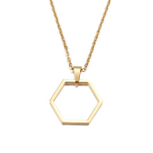 Load image into Gallery viewer, Minimalist Hexagonal Necklace