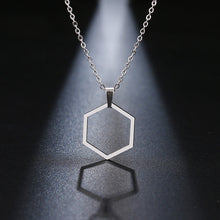Load image into Gallery viewer, Minimalist Hexagonal Necklace
