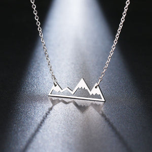 Snowy Mountain Necklace