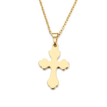 Load image into Gallery viewer, Sharp Cross Necklace