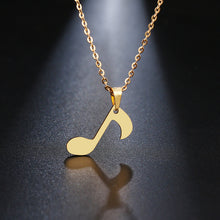 Load image into Gallery viewer, Musical Note Necklace