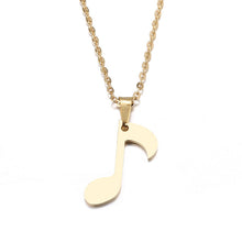 Load image into Gallery viewer, Musical Note Necklace