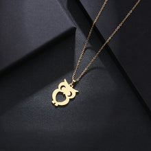 Load image into Gallery viewer, Owl-Empty Inside Necklace