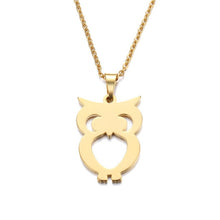 Load image into Gallery viewer, Owl-Empty Inside Necklace