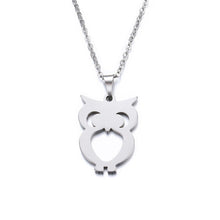 Load image into Gallery viewer, Owl-Empty Inside Necklace