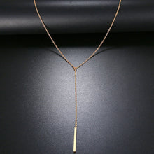 Load image into Gallery viewer, Simple Long Stick Necklace