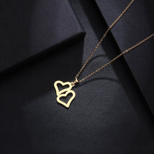 Load image into Gallery viewer, Double Heart Necklace