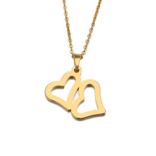 Load image into Gallery viewer, Double Heart Necklace