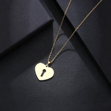 Load image into Gallery viewer, Heart Lock Necklace