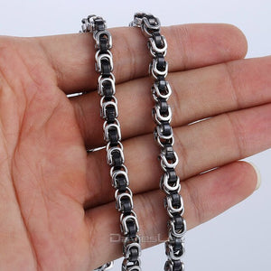 Silver Black Tone Necklace